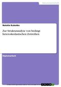 Kulenko |  Zur Strukturanalyse von bedingt heteroskedastischen Zeitreihen | eBook | Sack Fachmedien