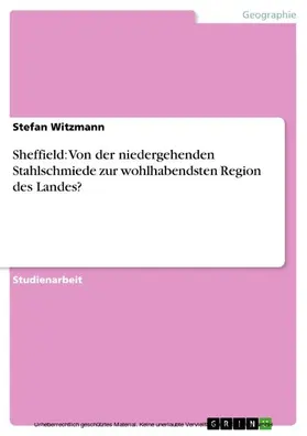Witzmann |  Sheffield: Von der niedergehenden Stahlschmiede zur wohlhabendsten Region des Landes? | eBook | Sack Fachmedien