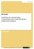 Brandt |  Ermittlung des immateriellen Unternehmenswerts mittelständischer Familienunternehmen | eBook | Sack Fachmedien