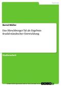 Müller |  Das Hirschberger Tal als Ergebnis feudal-ständischer Entwicklung | eBook | Sack Fachmedien
