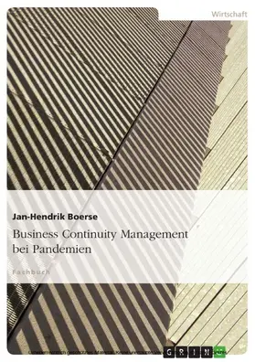 Boerse |  Business Continuity Management bei Pandemien | eBook | Sack Fachmedien