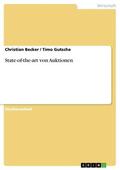 Becker / Gutsche |  State-of-the-art von Auktionen | eBook | Sack Fachmedien