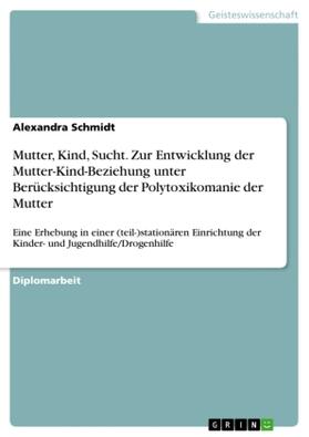 Schmidt |  Mutter, Kind, Sucht. Zur Entwicklung der Mutter-Kind-Beziehung unter Berücksichtigung der Polytoxikomanie der Mutter | Buch |  Sack Fachmedien