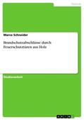 Schneider |  Brandschutzabschlüsse durch Feuerschutztüren aus Holz | Buch |  Sack Fachmedien