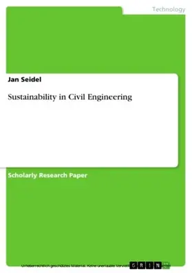 Seidel |  Sustainability in Civil Engineering | eBook | Sack Fachmedien