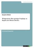 Möckel |  Wittgenstein über geistige Vorgänge zu Beginn des Blauen Buches | Buch |  Sack Fachmedien