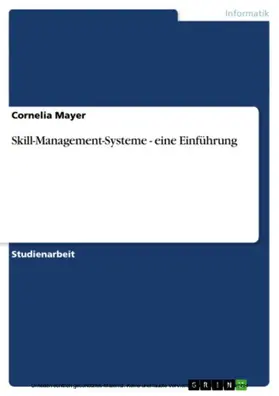 Mayer |  Skill-Management-Systeme - eine Einführung | eBook | Sack Fachmedien