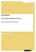 Lehmann |  Innovation Diffusion Theory | eBook | Sack Fachmedien