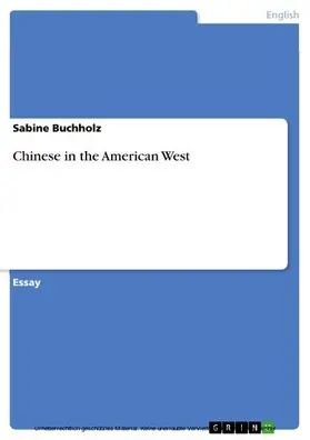 Buchholz |  Chinese in the American West | eBook | Sack Fachmedien