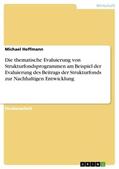 Hoffmann |  Die thematische Evaluierung von Strukturfondsprogrammen am Beispiel der Evaluierung des Beitrags der Strukturfonds zur Nachhaltigen Entwicklung | Buch |  Sack Fachmedien
