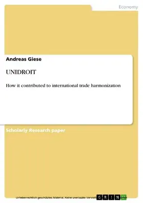 Giese |  UNIDROIT | eBook | Sack Fachmedien