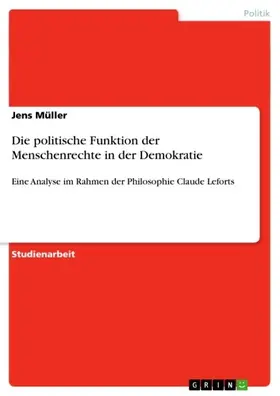 Müller |  Die politische Funktion der Menschenrechte in der Demokratie | eBook | Sack Fachmedien