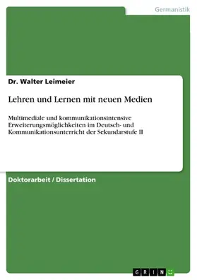 Leimeier |  Lehren und Lernen mit neuen Medien | eBook | Sack Fachmedien