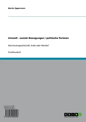 Oppermann |  Umwelt - soziale Bewegungen / politische Parteien | eBook | Sack Fachmedien
