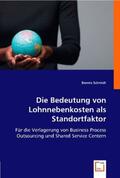 Schmidt |  Die Bedeutung von Lohnnebenkosten als Standortfaktor | Buch |  Sack Fachmedien