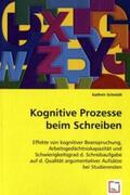 Schmidt |  Kognitive Prozesse beim Schreiben | Buch |  Sack Fachmedien
