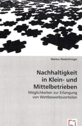 Niederfriniger | Nachhaltigkeit in Klein- und Mittelbetrieben | Buch | 978-3-639-01565-2 | sack.de