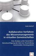 Steinhoff |  Kollaborative Verfahren des Wissensmanagements in virtuellen Gemeinschaften | Buch |  Sack Fachmedien