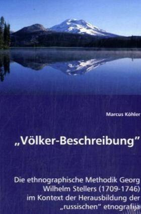 Köhler | "Völker-Beschreibung" | Buch | sack.de