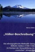 Köhler |  "Völker-Beschreibung" | Buch |  Sack Fachmedien