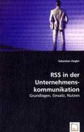 Ziegler |  RSS in der Unternehmenskommunikation | Buch |  Sack Fachmedien