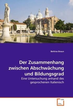 Braun | Der Zusammenhang zwischen Abschwächung und Bildungsgrad | Buch | 978-3-639-05655-6 | sack.de