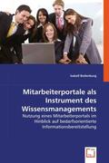 Bodenburg |  Mitarbeiterportale als Instrument des Wissensmanagements | Buch |  Sack Fachmedien