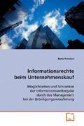 Pünkösti |  Informationsrechte beim Unternehmenskauf | Buch |  Sack Fachmedien