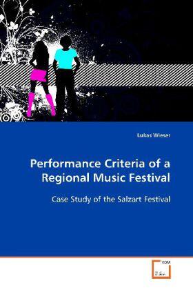 Wieser | Performance Criteria of a Regional Music Festival | Buch | 978-3-639-12822-2 | sack.de