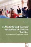 Brown |  FL Students' and Teachers' Perceptions of Effective Teaching | Buch |  Sack Fachmedien