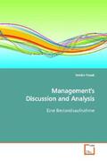 Prazak |  Management's Discussion and Analysis | Buch |  Sack Fachmedien