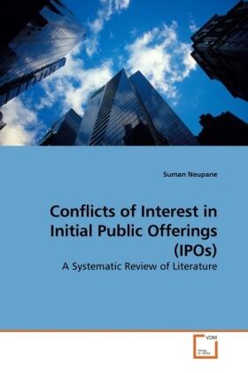 Neupane | Conflicts of Interest in Initial Public Offerings (IPOs) | Buch | 978-3-639-18031-2 | sack.de