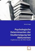 Knigge |  Psychologische Determinanten der Studierneigung bei Abiturienten | Buch |  Sack Fachmedien