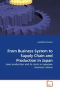 Dominici |  From Business System to Supply Chain and Production in Japan | Buch |  Sack Fachmedien