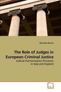 Marmo |  The Role of Judges in European Criminal Justice | Buch |  Sack Fachmedien