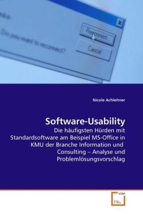 Achleitner | Software-Usability | Buch | 978-3-639-24414-4 | sack.de