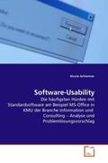 Achleitner |  Software-Usability | Buch |  Sack Fachmedien