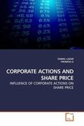 Lazar / Promod |  CORPORATE ACTIONS AND SHARE PRICE | Buch |  Sack Fachmedien