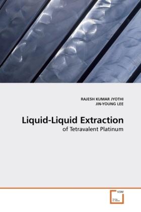 Jyothi / Lee |  Liquid-Liquid Extraction | Buch |  Sack Fachmedien