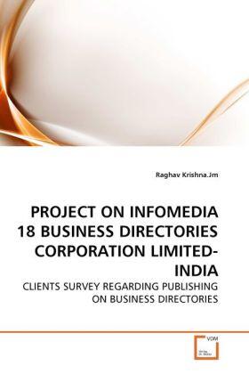 Krishna. Jm / Krishna | PROJECT ON INFOMEDIA 18 BUSINESS DIRECTORIES CORPORATION LIMITED-INDIA | Buch | 978-3-639-27153-9 | sack.de