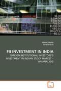 Lazar / G |  FII INVESTMENT IN INDIA | Buch |  Sack Fachmedien
