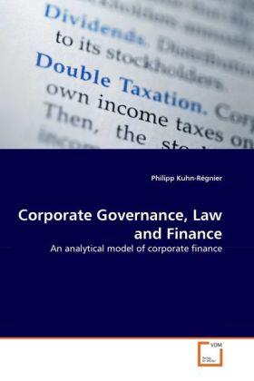 Kuhn-Régnier |  Corporate Governance, Law and Finance | Buch |  Sack Fachmedien
