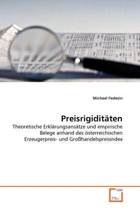 Fedesin | Preisrigiditäten | Buch | 978-3-639-32220-0 | sack.de