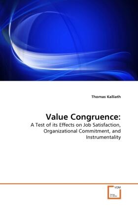 Kalliath | Value Congruence: | Buch | 978-3-639-34179-9 | sack.de
