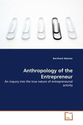 Adamec |  Anthropology of the Entrepreneur | Buch |  Sack Fachmedien