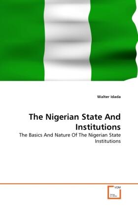 Idada | The Nigerian State And Institutions | Buch | 978-3-639-36378-4 | sack.de