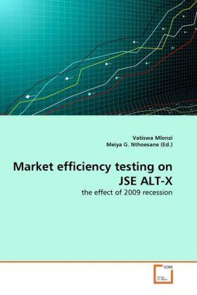 Mlonzi / Nthoesane | Market efficiency testing on JSE ALT-X | Buch | 978-3-639-37044-7 | sack.de