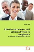 Saha |  Effective Recruitment and Selection System in Bangladesh | Buch |  Sack Fachmedien