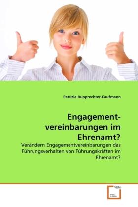 Rupprechter-Kaufmann | Engagementvereinbarungen im Ehrenamt? | Buch | 978-3-639-37490-2 | sack.de