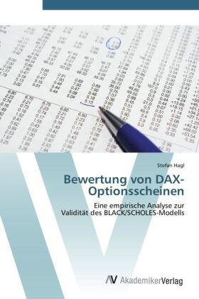 Hagl | Bewertung von DAX-Optionsscheinen | Buch | 978-3-639-40239-1 | sack.de